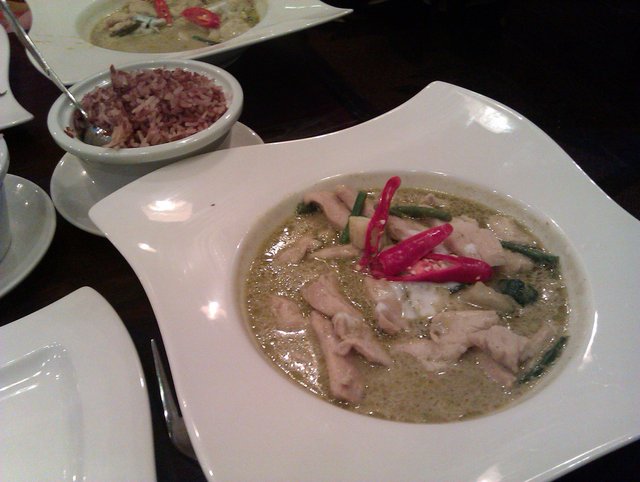 Thai green curry