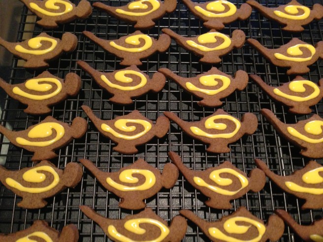 Aladdin's lamp cookies