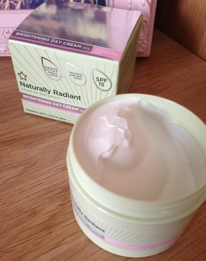 Superdrug Natural Radiance cream