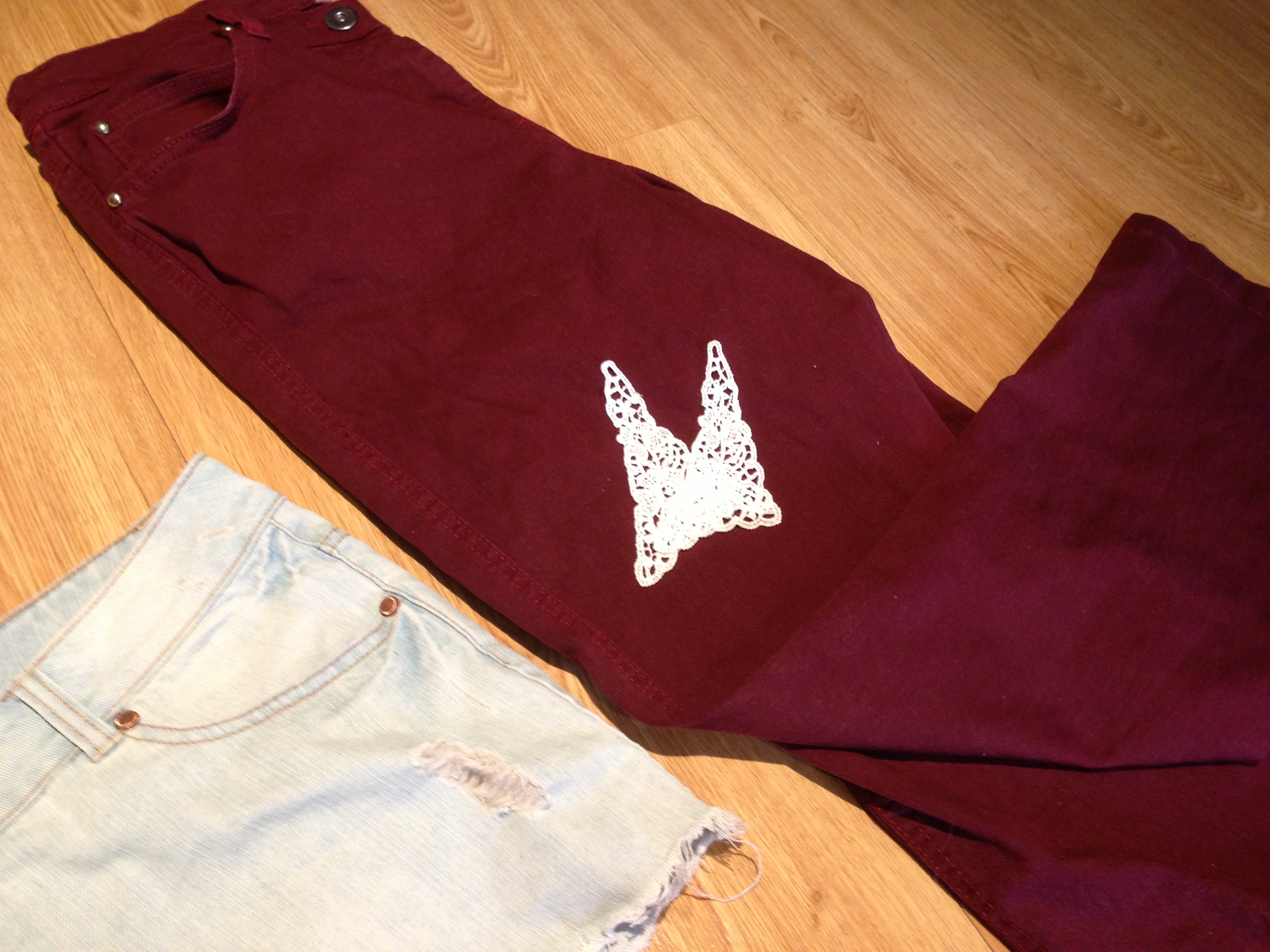 Claret jeans