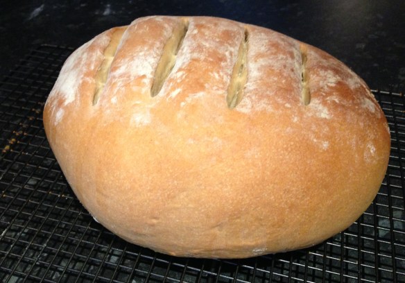 Homemade bloomer loaf
