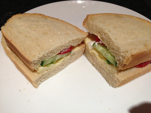 Homemade bloomer bread