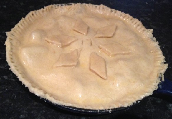 Homemade steak pie