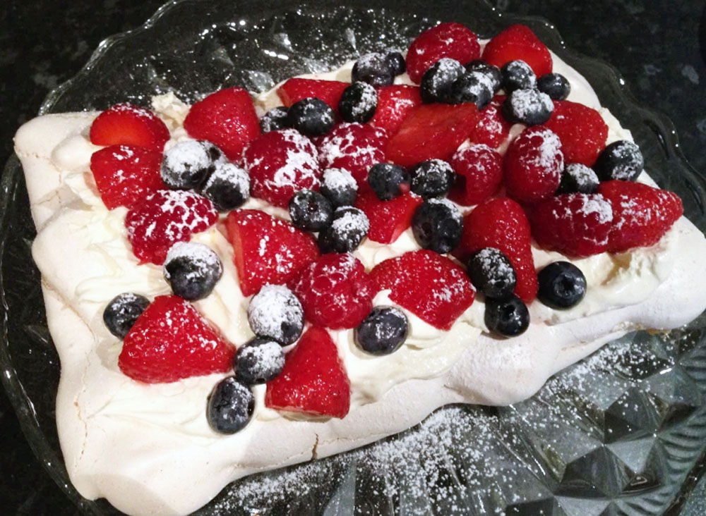 Summer Fruits Pavlova