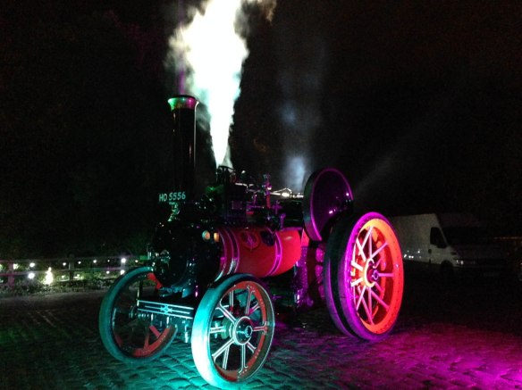 Light Night steam train