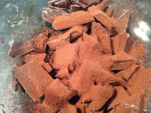 making hot chocolate