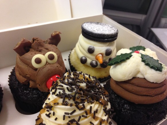 Christmas cupcakes