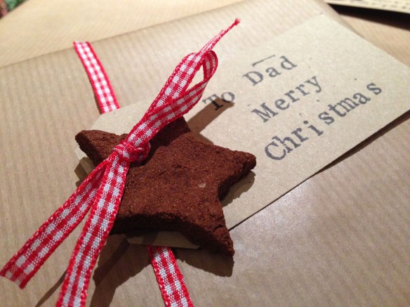 Brown paper wrapping