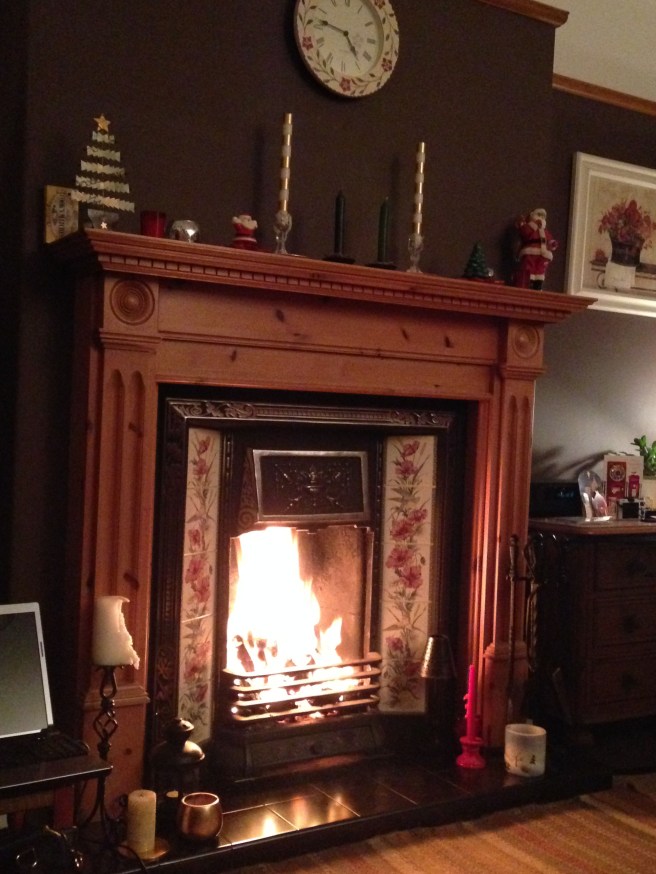 Roaring fire