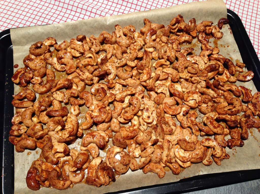 Spicy honey roasted cashews