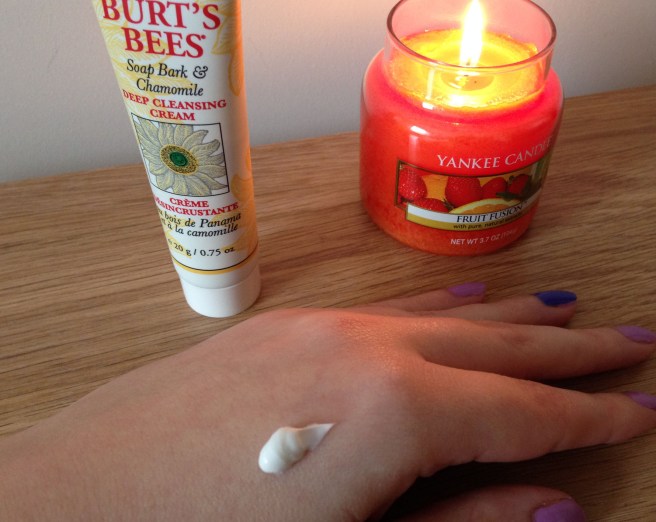 Soap and chamomile cleanser