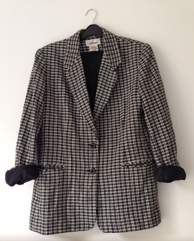 vintage check jacket