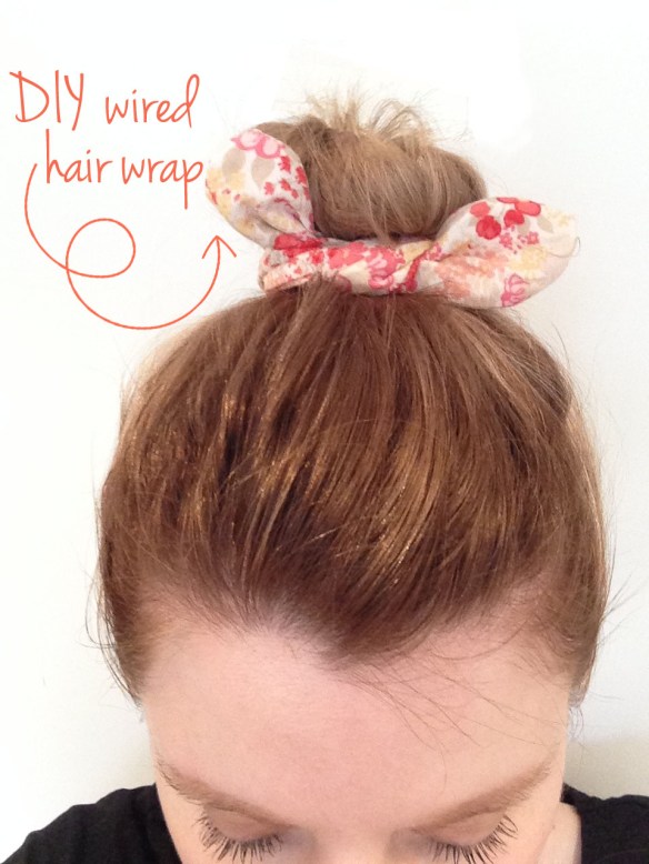 DIY wire hair wrap