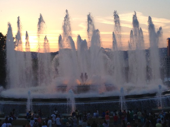 Montjuic fountain