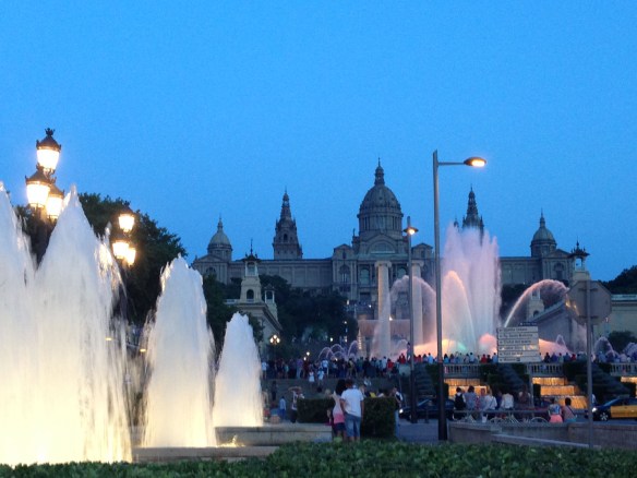 Montjuic magic fountain