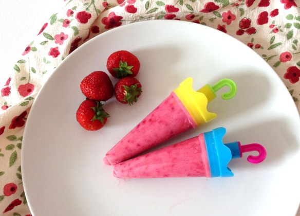 summer berry ice lollies