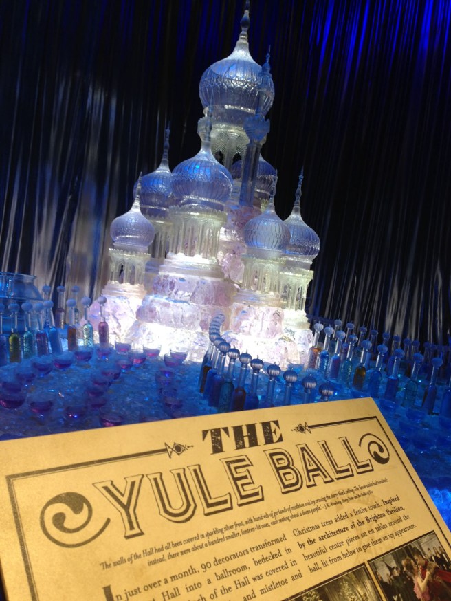 Yule ball ice sculpture