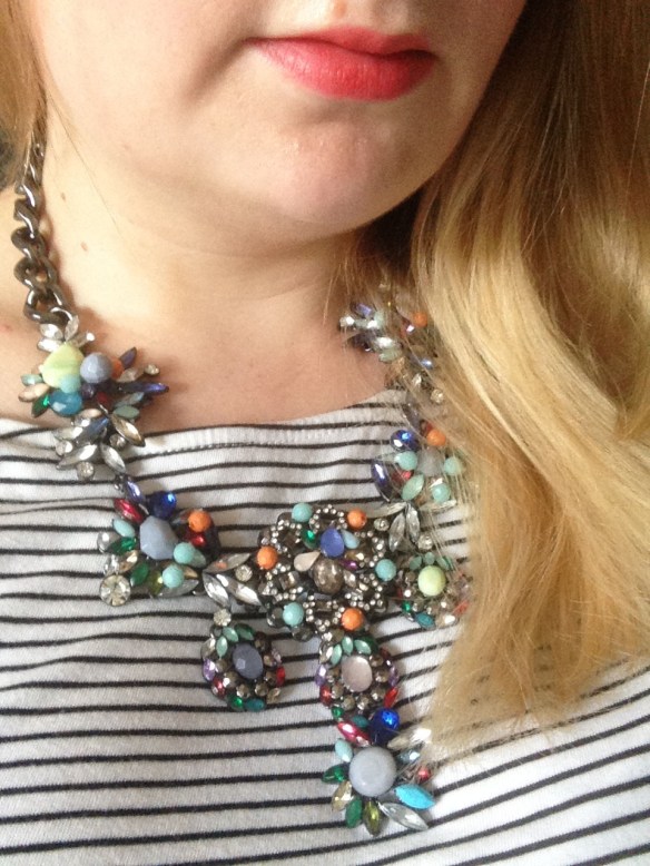 statement jewel necklace