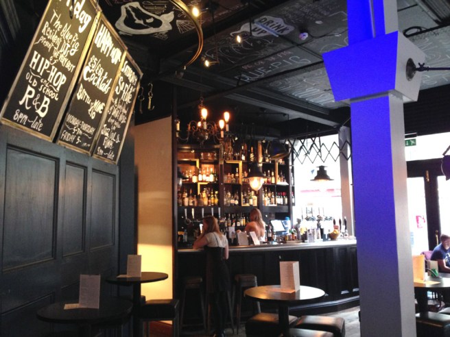 Manchester bars the blue pig