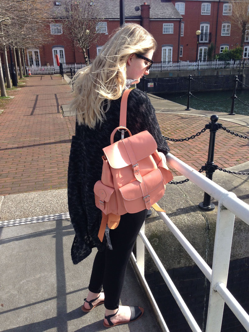 Peaches and cream backpack