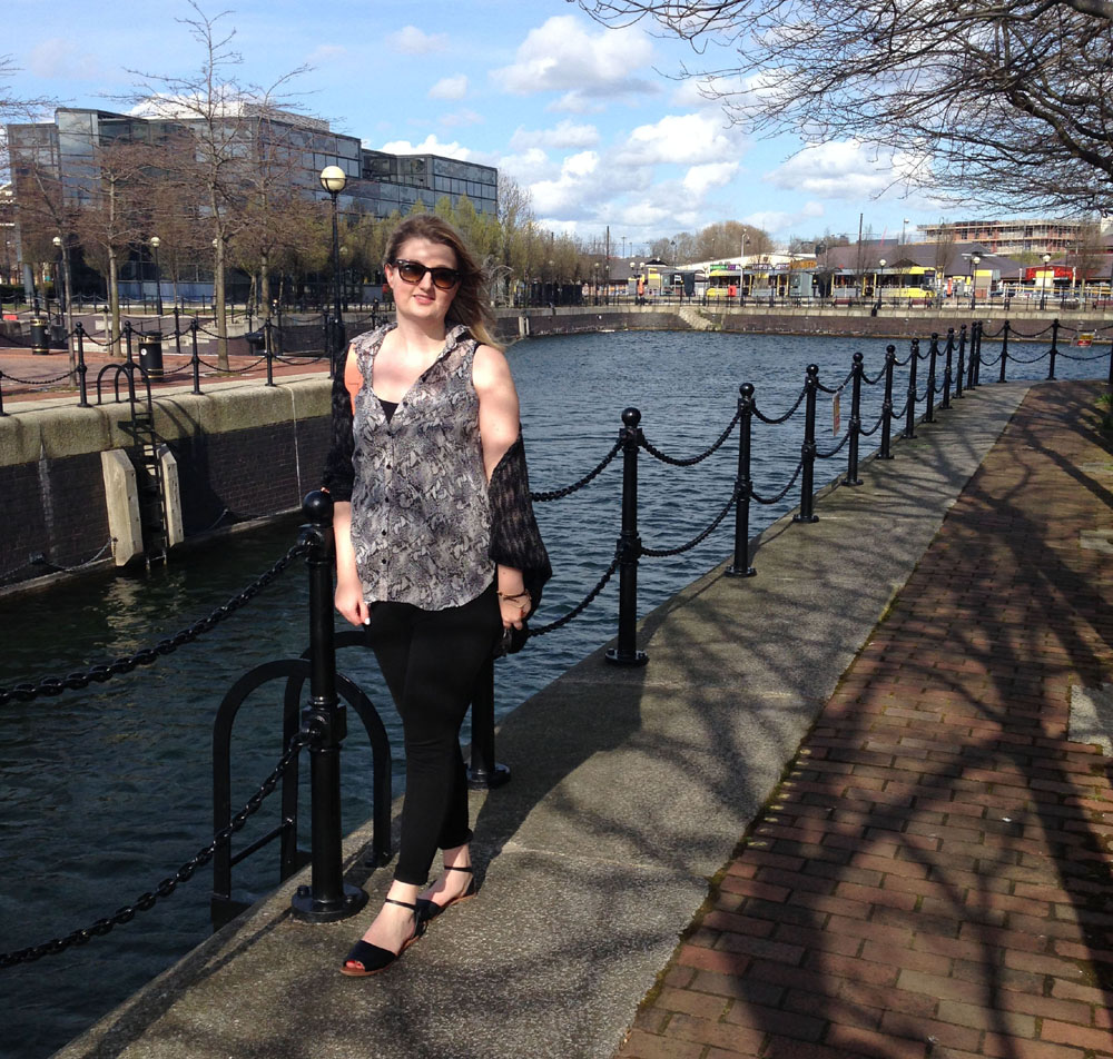 Salford Quays waterside walk