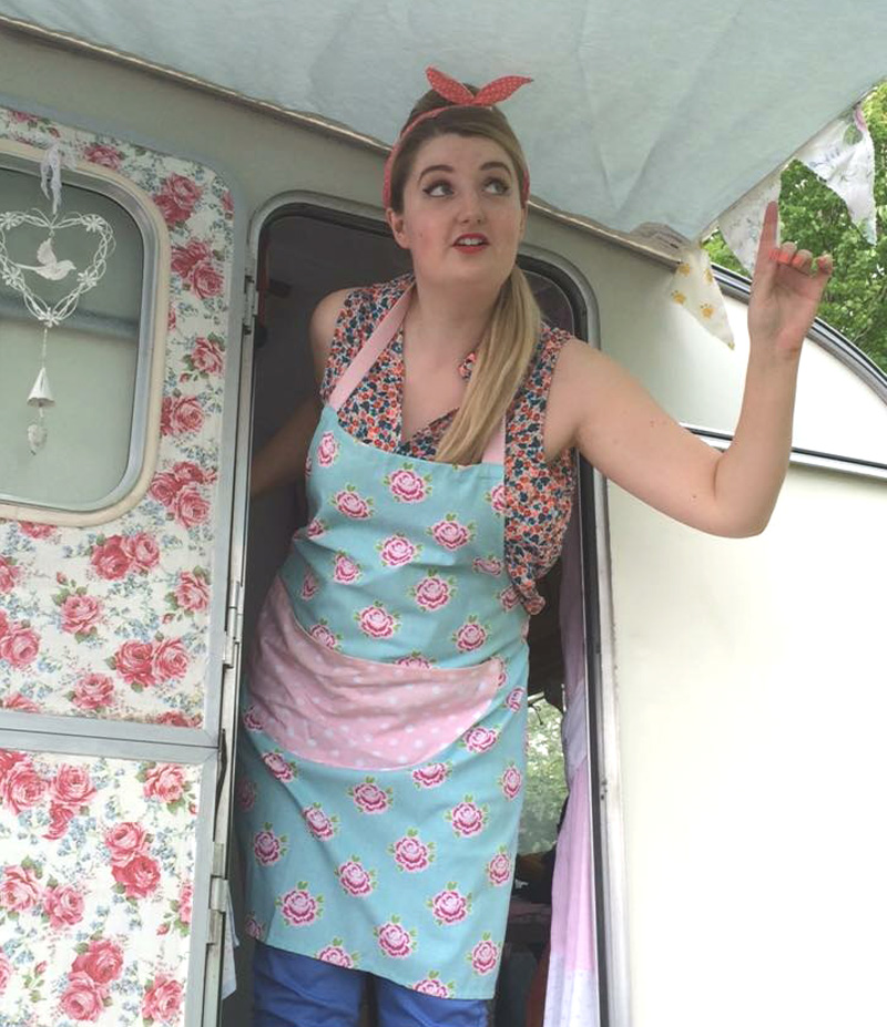 Vintage caravan photoshoot