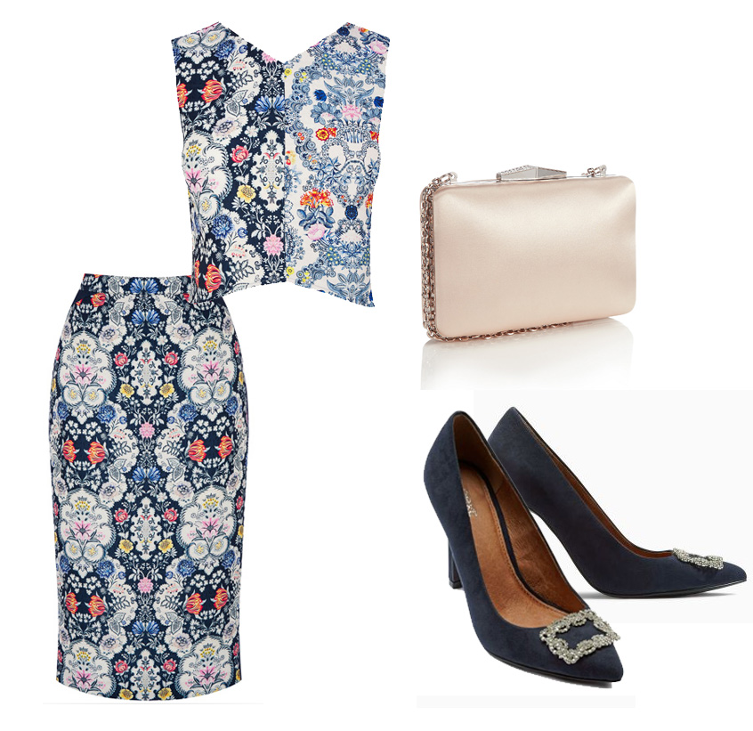 Wedding guest coord outfit