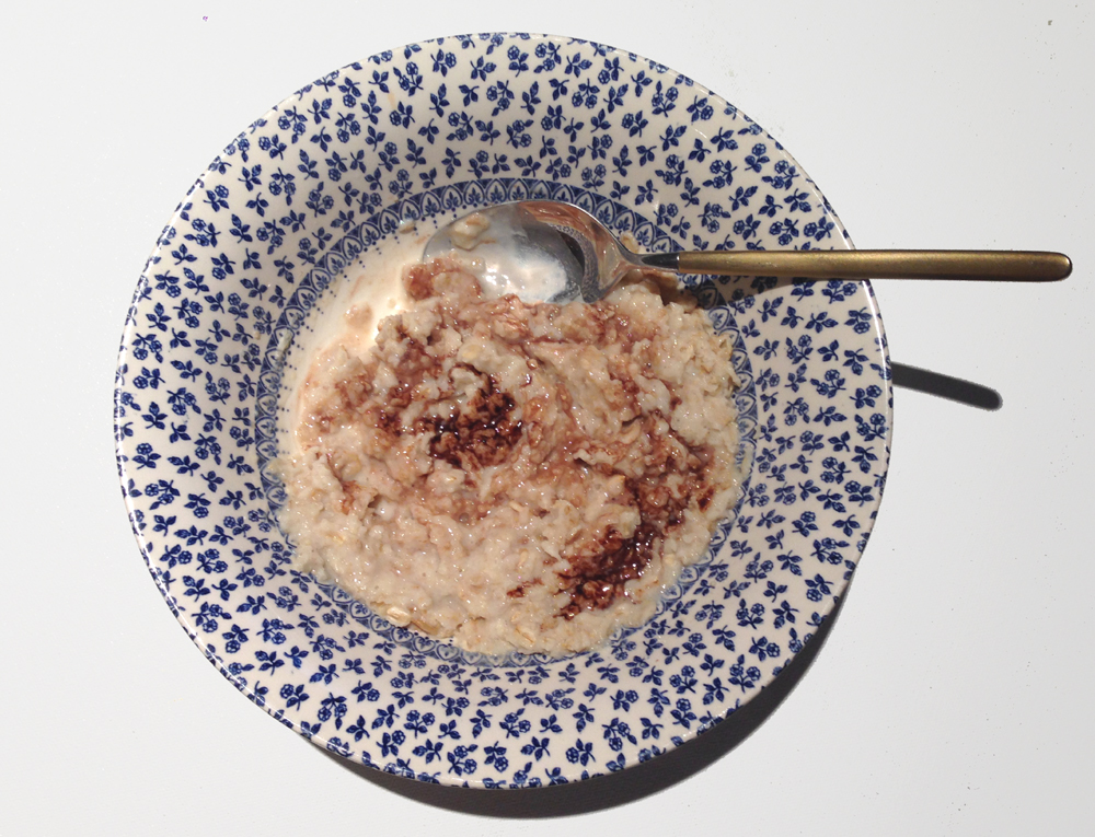 Choc shot chocolate porridge