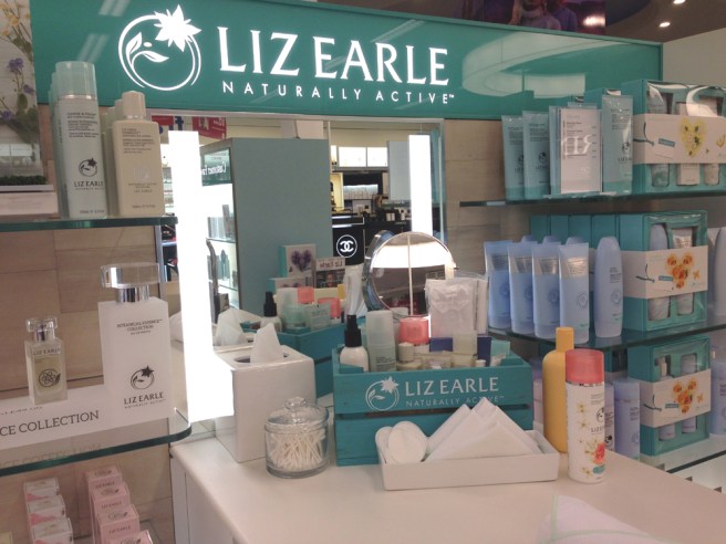 Liz Earle counter