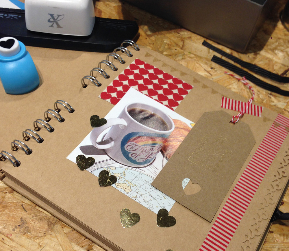 Paperchase Manchester scrapbooking workshop