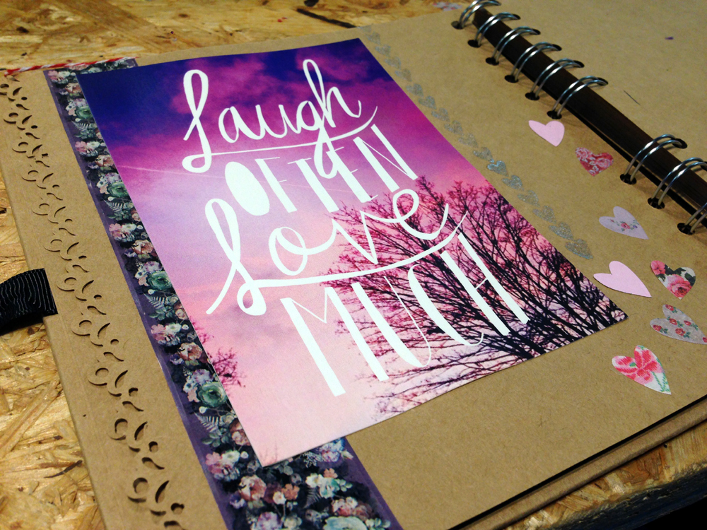 Paperchase scrapbooking workshop Manchester