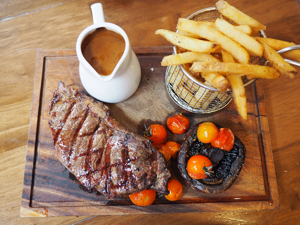 New York strip steak, Manchester NQ