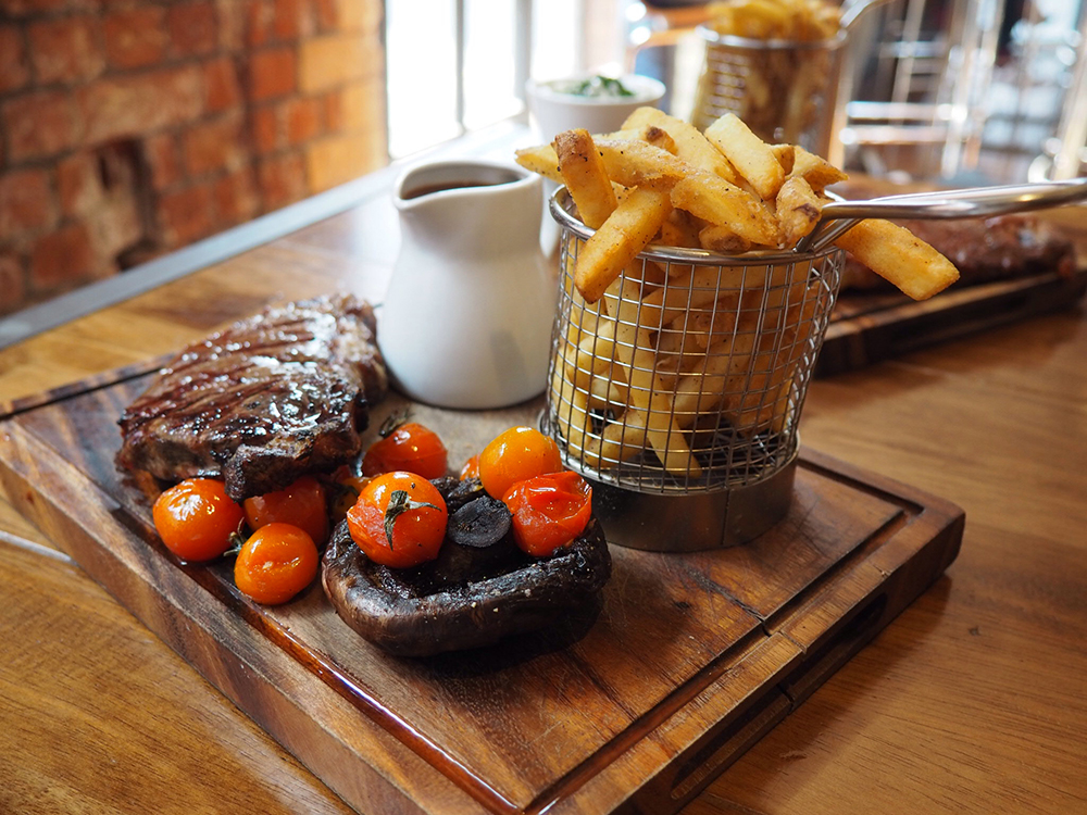 New York strip steak, Manchester