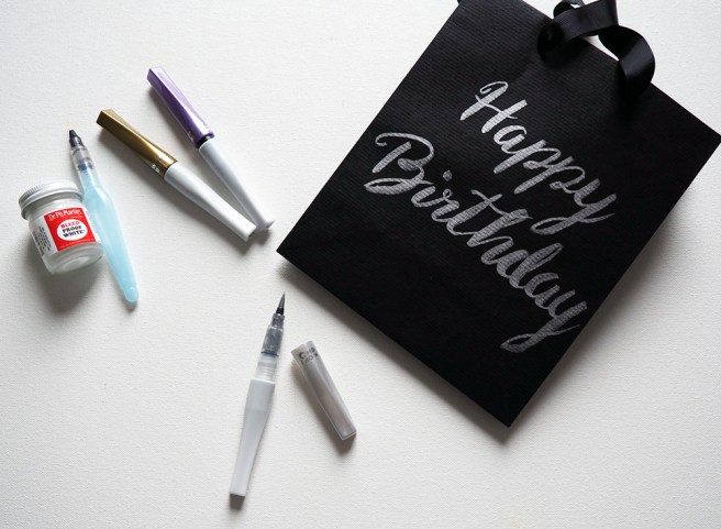 Calligraphy brush pens