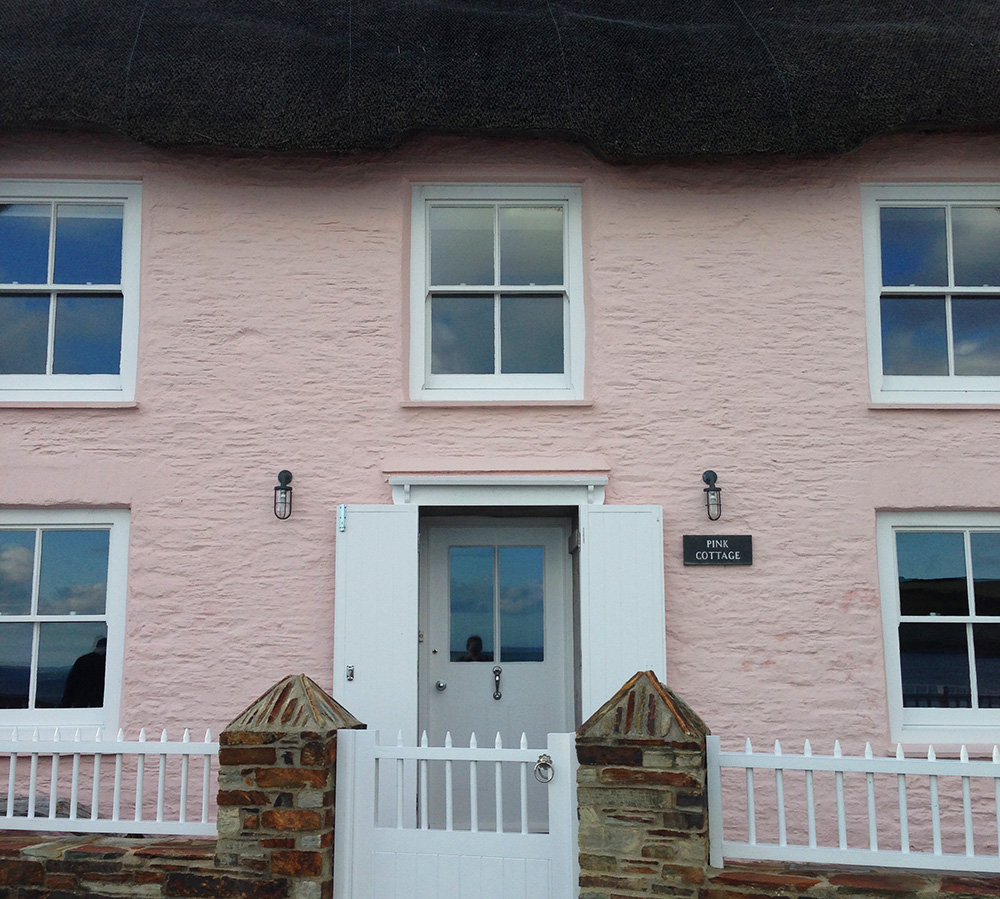 Pink cottage