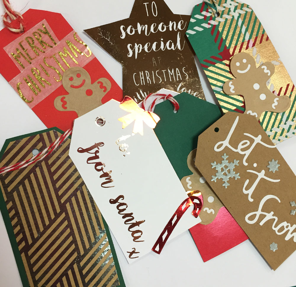 Handmade gift tags