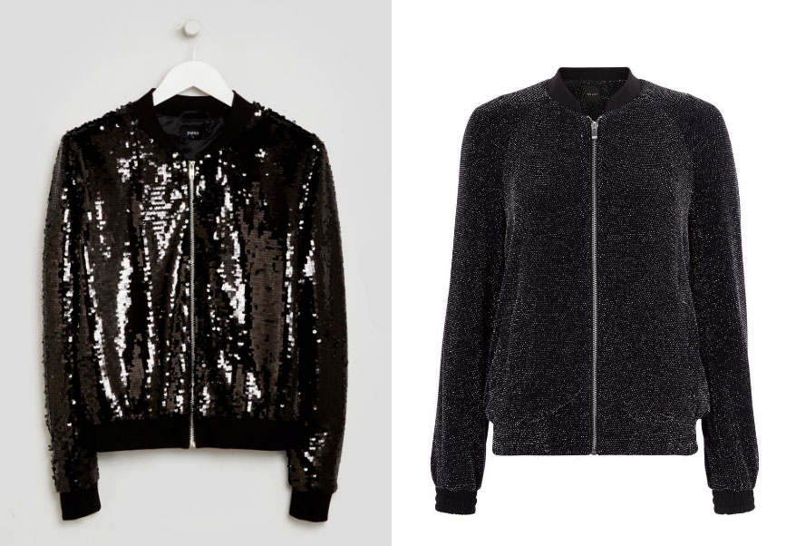 AW16 sparkly bomber jacket