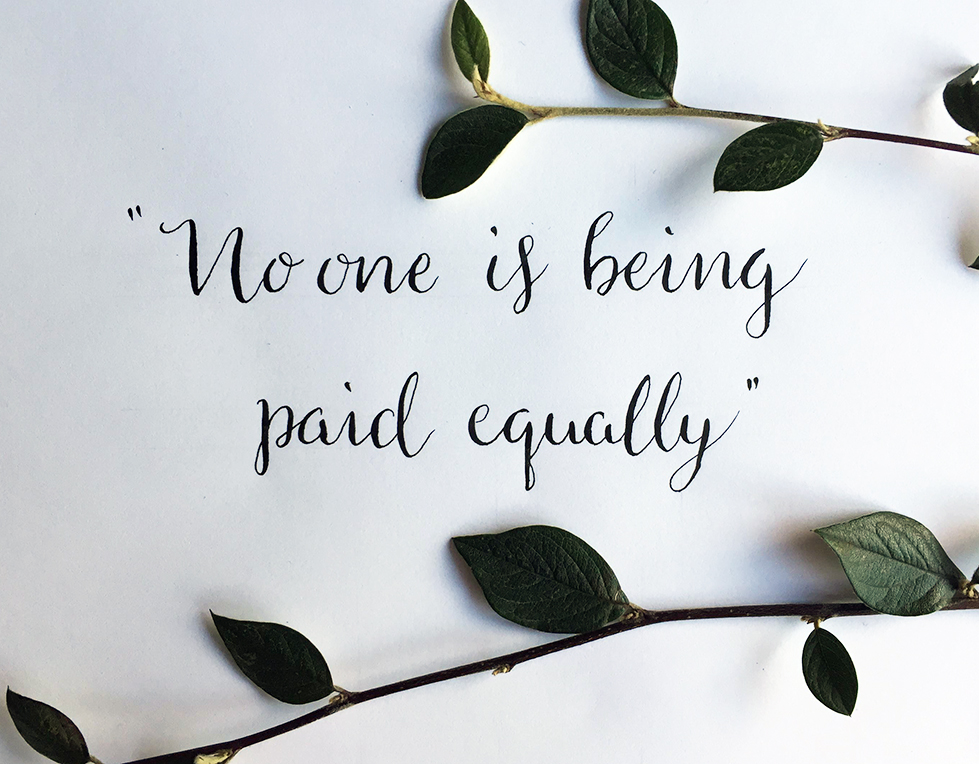 No one is being paid equally