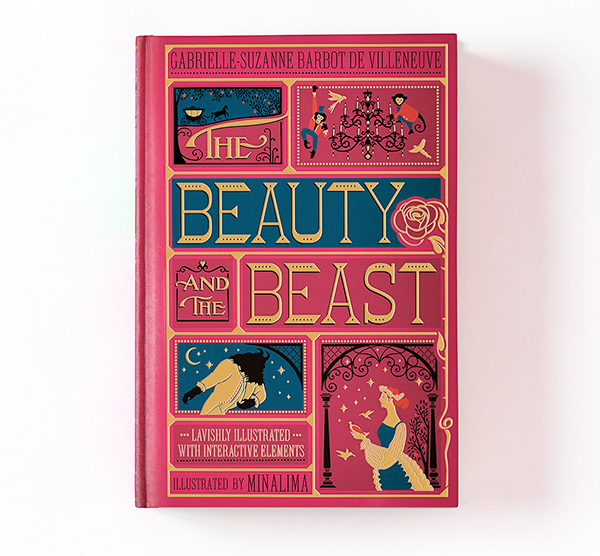 Illustrated beauty and the beast