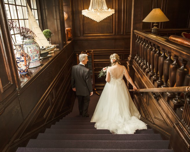 Wedding day Eaves Hall