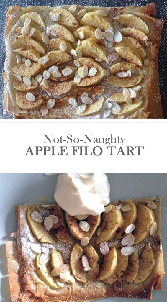 Not so naughty Apple Filo Tart recipe