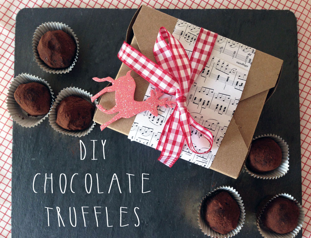DIY Christmas Chocolate Truffles
