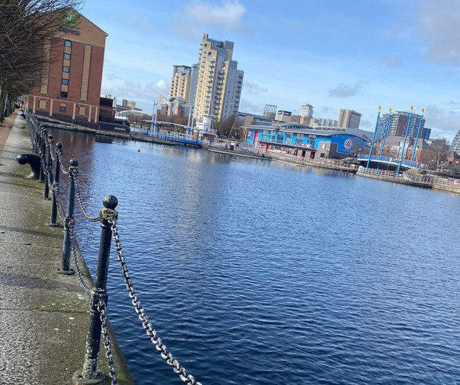 Salford Quays Sunny Day